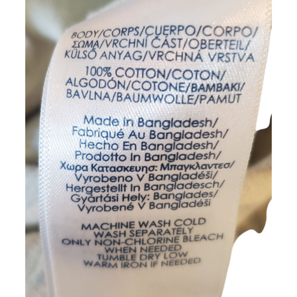 Chaps Double Sided Cotton Shirt 2XL Moose Print Long Sleeve Outdoors Cabin - Picture 12 of 12